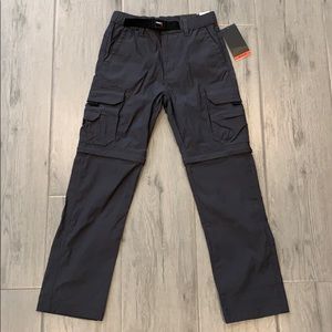 NWT UnionBay Boys 10 12 Convertible Zipper Pants